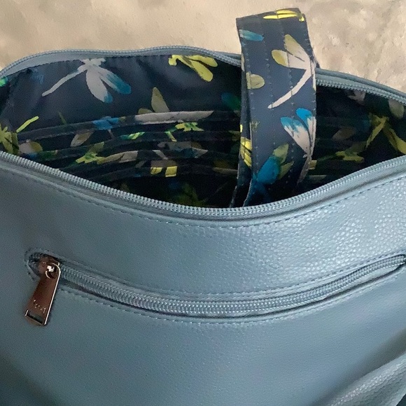 Lug VL Flare XL crossbody / shoulder bag with 2 straps in slate blue NEW! - Picture 3 of 3